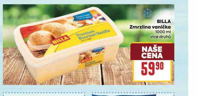 BILLA ZMRZLINA VANIKA
