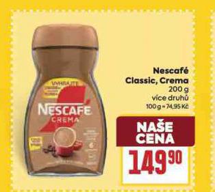NESCAF CLASSIC, CREMA INSTANTN KVA