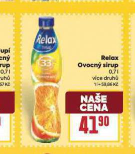 RELAX OVOCN SIRUP