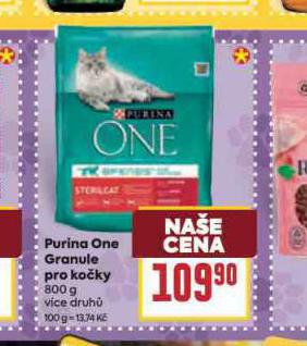 GOURMET PURINA ONE GRANULE PRO KOKY