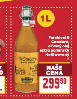 FARCHIONI BIO OLIVOV OLEJ EXTRA PANENSK
