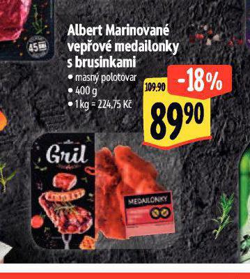 MARINOVAN VEPOV MEDAILONKY S BRUSINKAMI