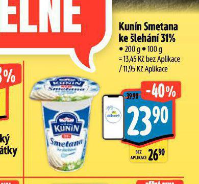 KUNN SMETANA KE LEHN 31%