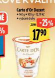 CARTE DOR DEZERT