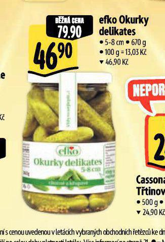 EFKO OKURKY DELIKATES