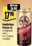 PIVO GAMBRINUS PATRON 12