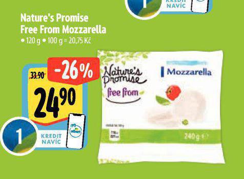 FREE FROM MOZZARELLA