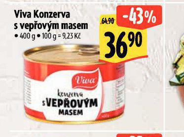 VIVA KONZERVA S VEPOVM MASEM