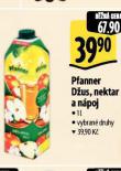 PFANNER DUS, NEKTAR A NPOJ