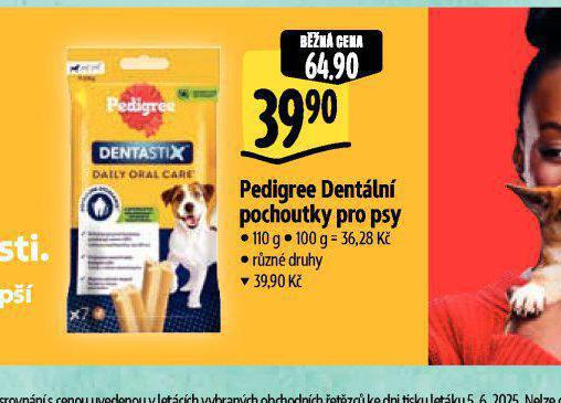 PEDIGREE DENTLN POCHOUTKY PRO PSY