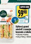 DOV GRAND SENDVI S UZENM LOSOSEM A RUKOLOU