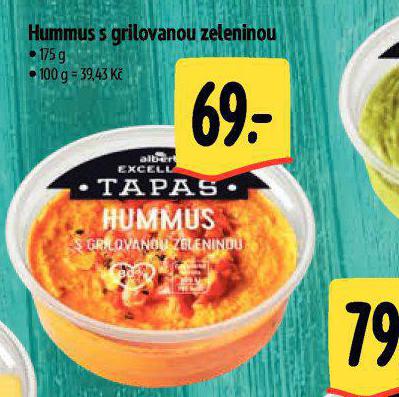 HUMMUS GRILOVANOU ZELENINOU