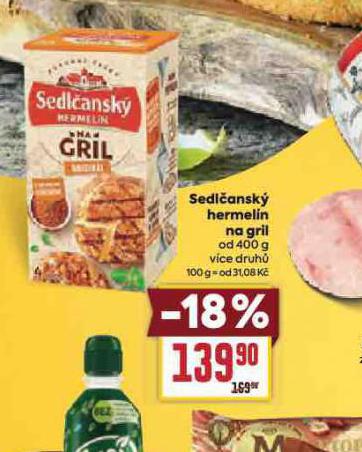 SEDLANSK HERMELN NA GRIL