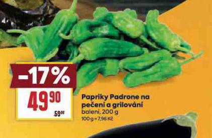 PAPRIKY PADRONE NA PEEN A GRILOVN