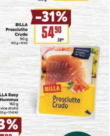 BILLA PROSCIUTTO CRUDO