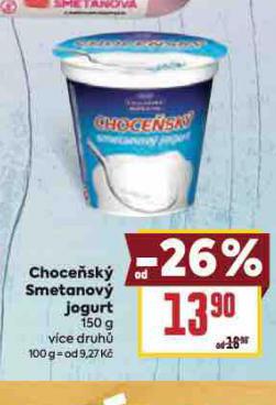 CHOCESK SMETANOV JOGURT