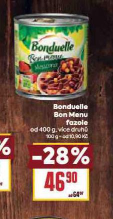 BONDUELLE BON MENU FAZOLE
