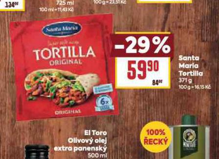 SANTA MARIA TORTILLA