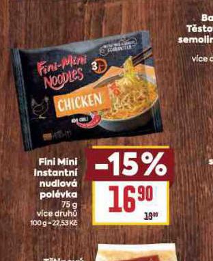 FINI MINI INSTANTN NUDLOV POLVKA