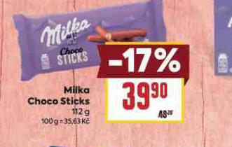 MILKA CHOCO STICKS