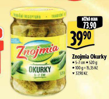 ZNOJMIA OKURKY