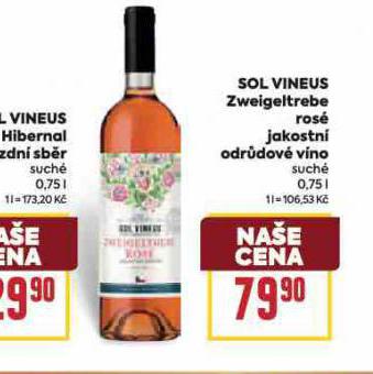 SOL VINEUS ZWEIGELTREBE ROS