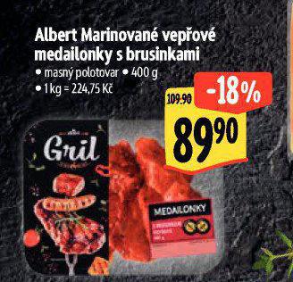 MARINOVAN VEPOV MEDAILONKY S BRUSINKAMI