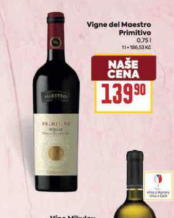 VIGNE DEL MAESTRO PRIMITIVO
