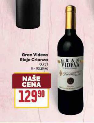 GRAN VIDEVA RIOJA CRIANZA