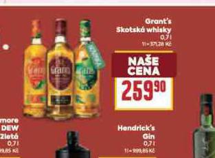 GRANTS SKOTSK WHISKY