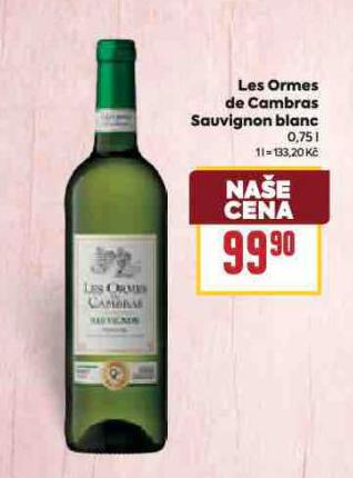 LED ORMES DE CAMBRAS SAUVIGNON BLANC