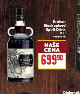KRAKEN BLACK SPICED SPIRIT DRINK