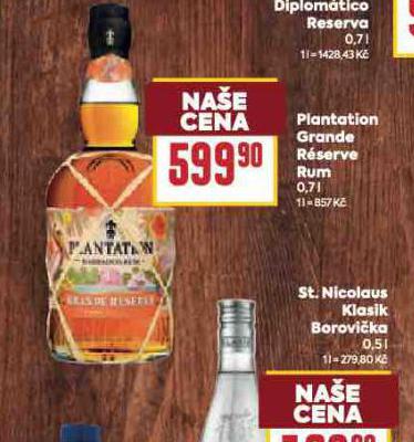 PLANTATION GRANDE RSERVE RUM