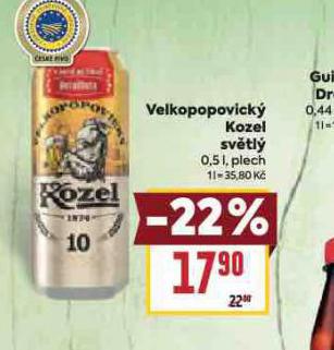PIVO VELKOPOPOVICK KOZEL 10