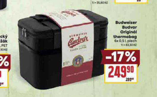 PIVO BUDWEISER BUDVAR ORIGINAL