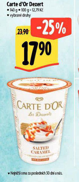 CARTE D'OR SMETANOV DEZERT