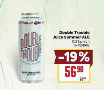 DUBLE TROUBLE JUICY SUMMER ALE