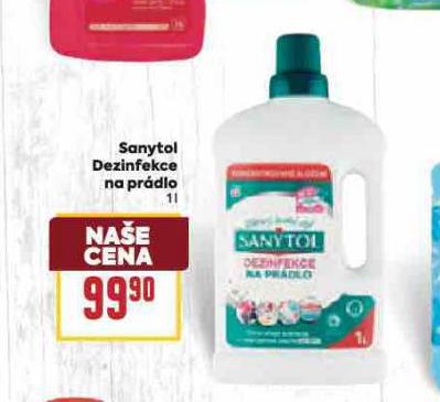 SANYTOL DEZINFEKCE NA PRDLO