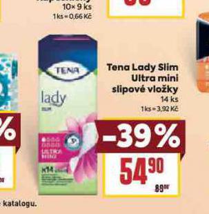 TENA LADY SLIM ULTRA MINI SLIPOV VLOKY