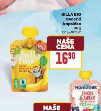 BILLA BIO OVOCN KAPSIKA