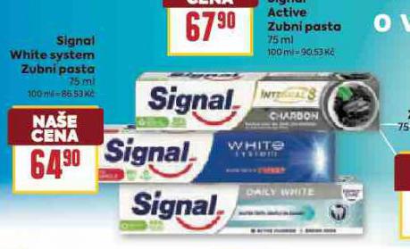 SIGNAL WHITE SYSTEM ZUBN PASTA