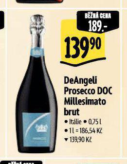 DEANGELI PROSECCO DOC MILLESIMATO BRUT