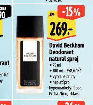 DAVID BECKHAM DEODORANT