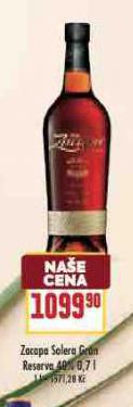 ZACAPA SOLERA GRAN RESERVA