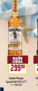 CAPTAIN MORGAN SPICED GOLD