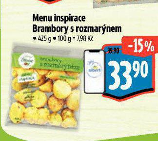 MENU INSPIRACE BRAMBORY S ROZMARNEM