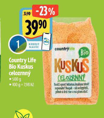 COUNTRY LIFE BIO KUSKUS