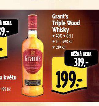GRANT'S TRIPLE WOOD WHISKY