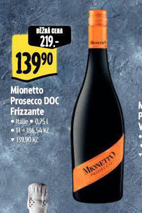 MIONETTO PROSECCO DOC FRIZZANTE