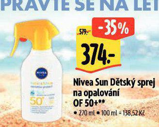 NIVEA SUN DTSK SPREJ NA OPALOVN